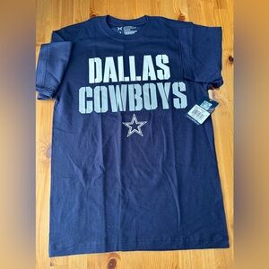 Men's Dallas Cowboys Authentic Stencil Stack T-Shirt Size‎ S